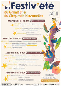 Les Festiv'été du grand site du cirque de Navacelles Les Festiv'été du grand site du cirque de Navacelles