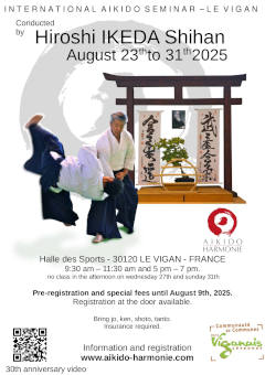 Stage aikido Le Vigan